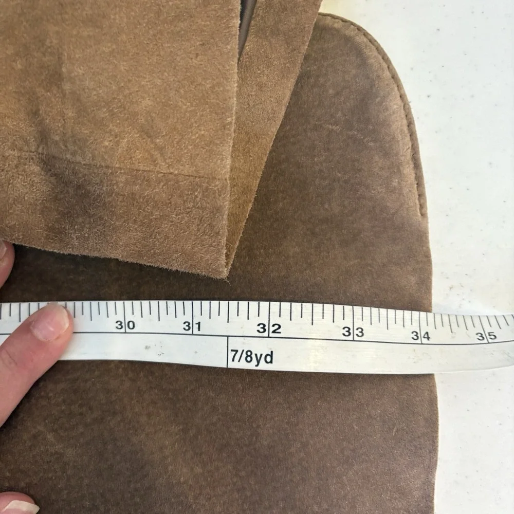 Orvis Mens Blazer Cut Suede‎ Jacket 48L Brown Outdoor Old Money Preppy Heritage